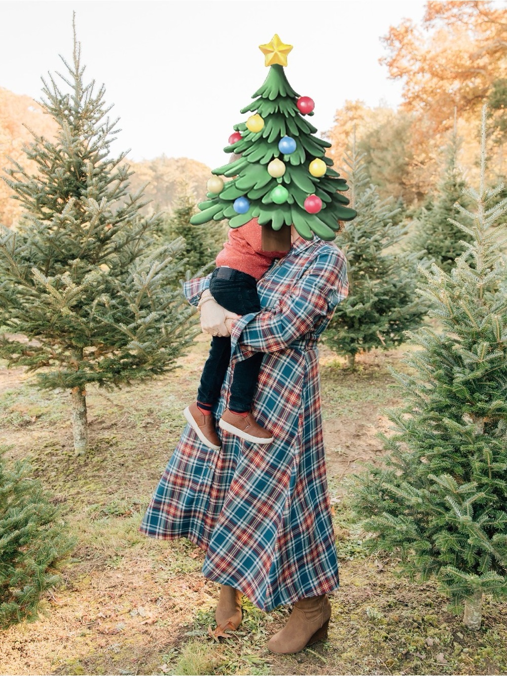Kiel James Patrick Cozy Cabin Flannel Dress—Size 10